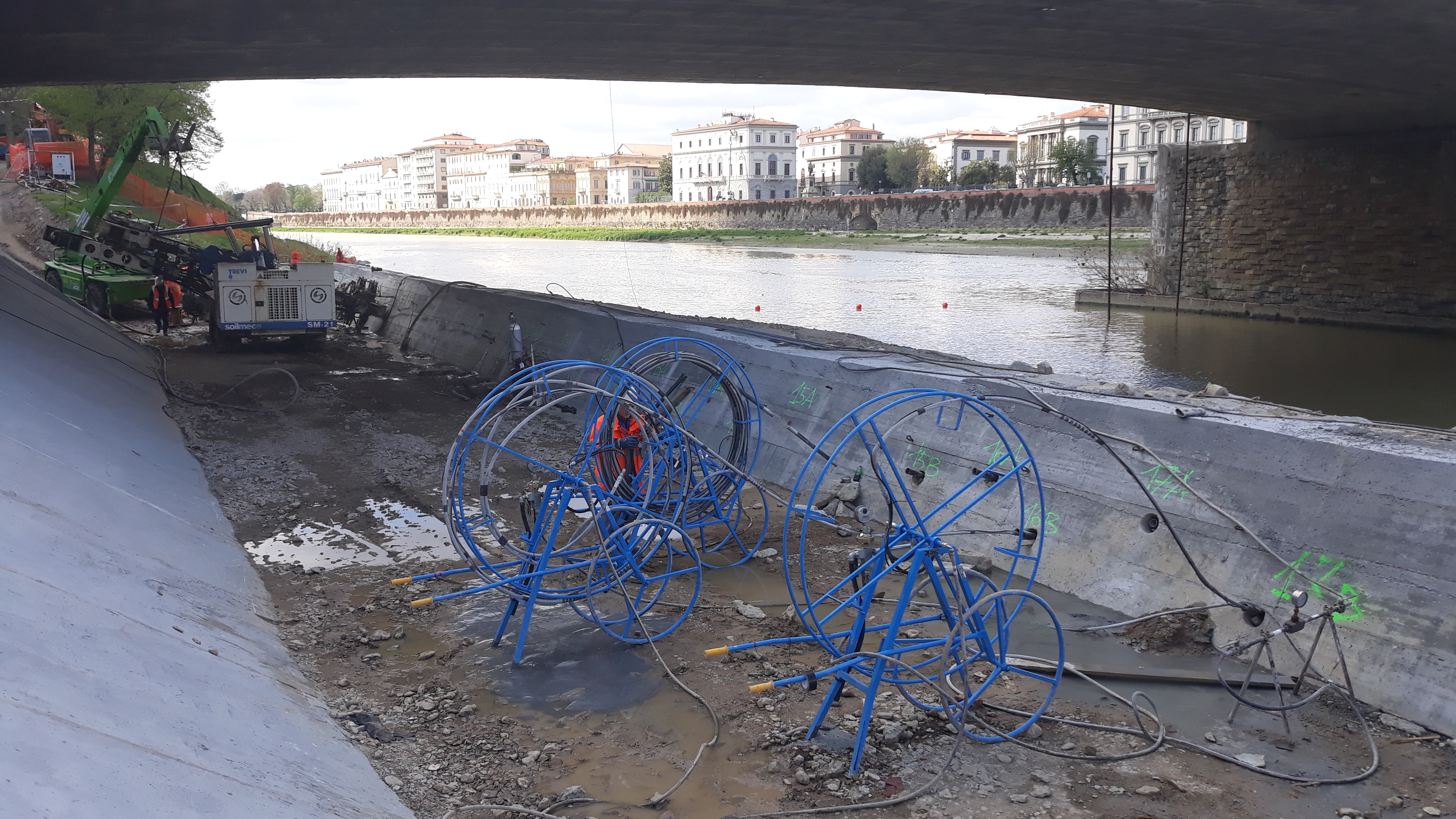 L'esperienza e la tecnologia Trevi per la messa in sicurezza del ponte Vespucci di Firenze | News Trevi Group Italia 7